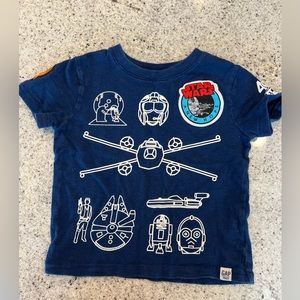 Toddler boy Gap Star Wars shirt 2T